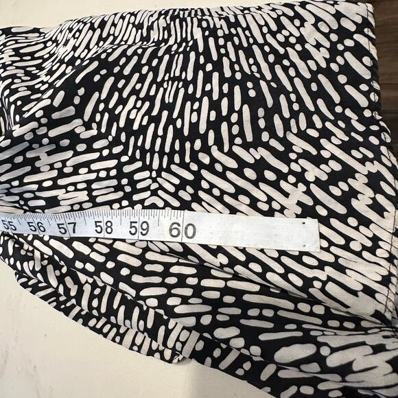 PARKER 100% silk starburst pattern Halle blousant halter maxi dress womans small - Picture 11 of 11